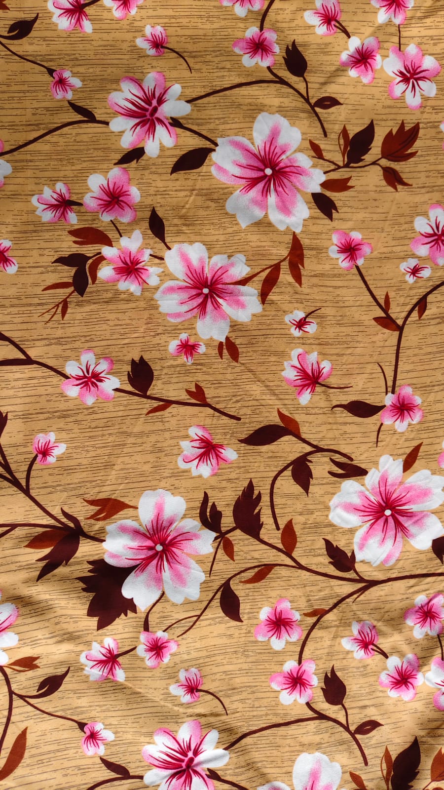 Amber Mustard Luxury Cotton Satin Bedsheet