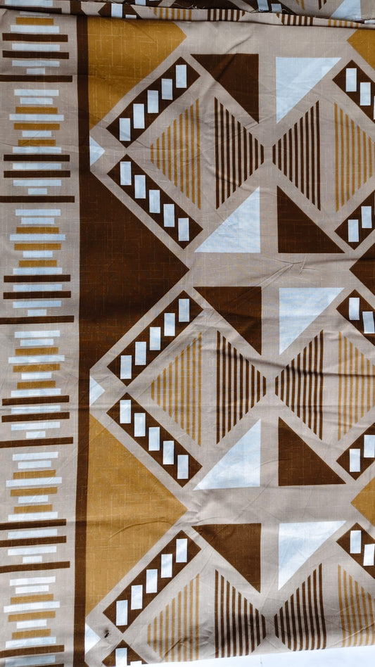 Amber brown Luxury Cotton Bedsheet