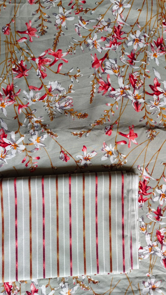 Sage Green Luxury Cotton Bedsheet